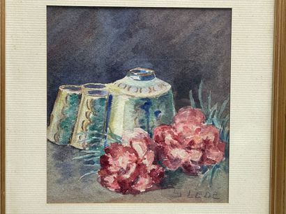 Suzanne LE DUC-LEDÉ ( XX°) 
Nature morte...