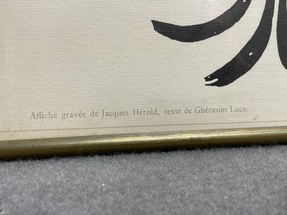 Texte de Ghérasim Luca illusté par Jacques...