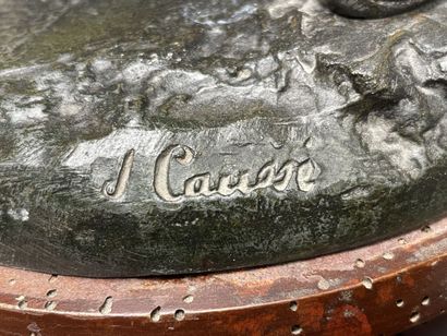 Julien CAUSSE (1869-1909). 
Statuette en...