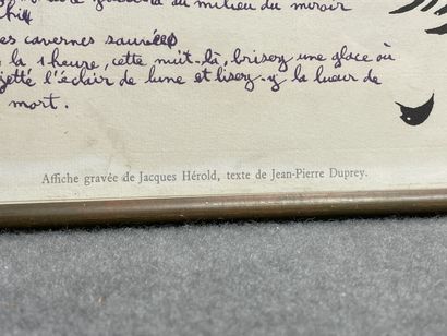 Poème de J.P Duprey illusté par Jacques Hérold
Affiche...