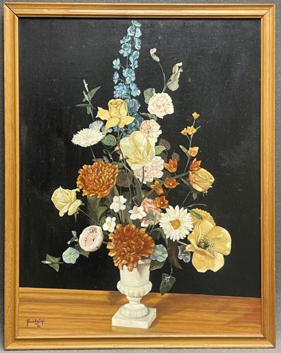 Pierre FERIOLI ( 1920-?)
Fleurs en soie
Nature...