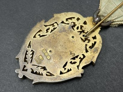 FRANC MACONNERIE: Ensemble de cinq médailles...
