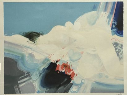 Daniel GÉLIS (1942)
Femme allongée.
Lithographie...