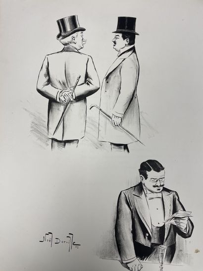 DORVILLE, Noël (1874-1938)
 Le monde politique...