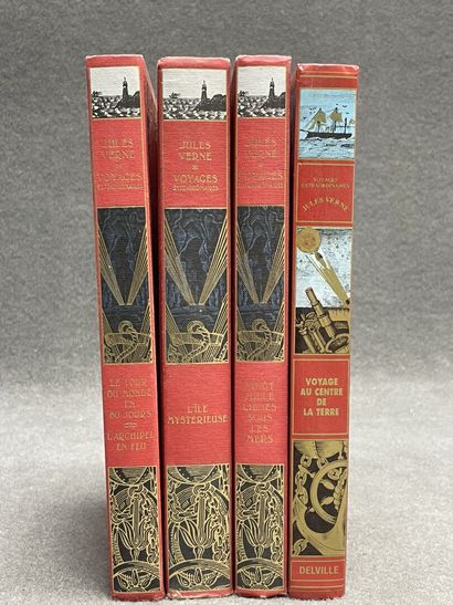 Jules VERNE: 4 volumes
Réédition Bellerive...
