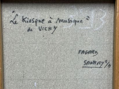 Gérard FAGARD (1938) 
Le kiosque à musique...