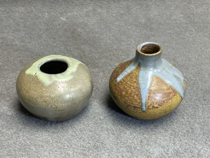 Eugène LION (1864-1945)
Deux vases boules...