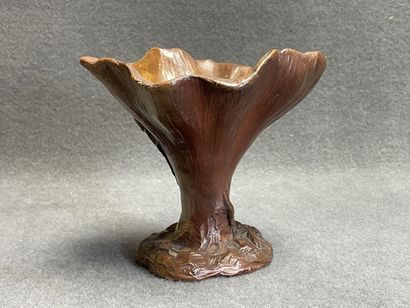 Bougeoirs et vide poche champignons en céramique...