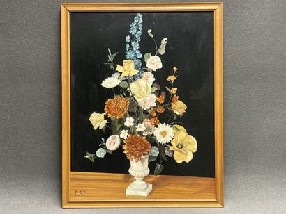 Pierre FERIOLI ( 1920-?)
Fleurs en soie
Nature...