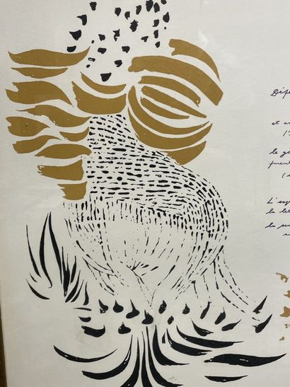 Texte de Ghérasim Luca illusté par Jacques...