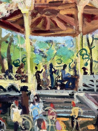 Gérard FAGARD (1938) 
Le kiosque à musique...