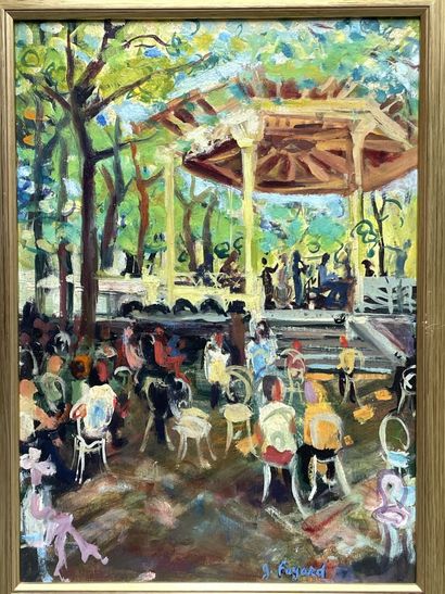 Gérard FAGARD (1938) 
Le kiosque à musique...
