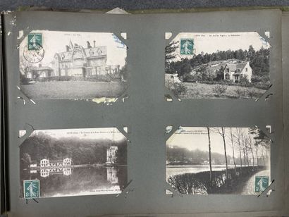 Deux albums de cartes postales anciennes....