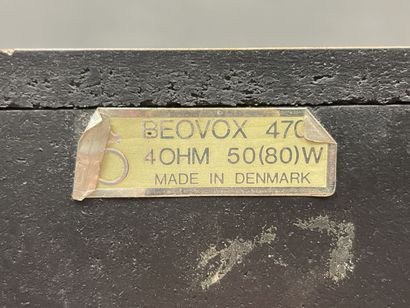 Paire d'enceintes B&O Beovox 4700. 
58 x...