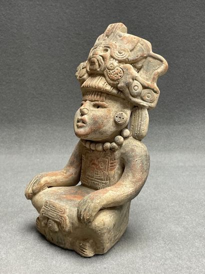 Dieu inca, 
Replique en terre cuite. 
H....