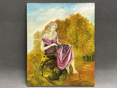 Rose Marie BONDOUX ( 1952) 
Allégorie de...