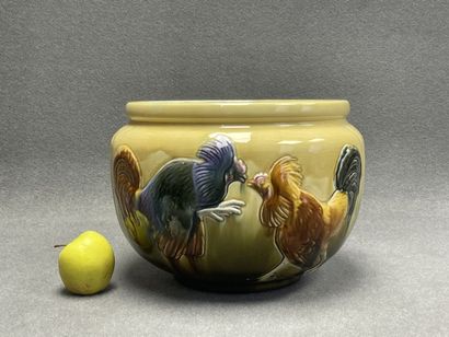 Cache pot en céramique marque Orchies France
Combat...