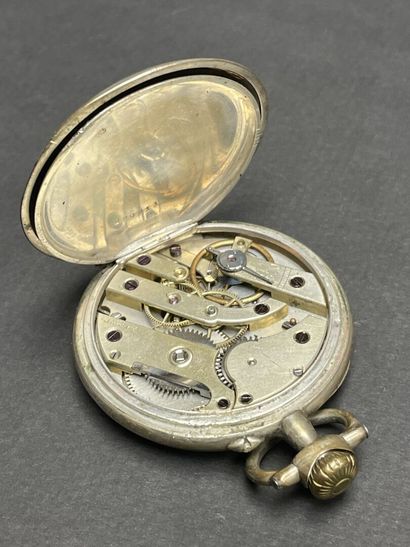 Deux montres de poche en argent 925°/00 et...