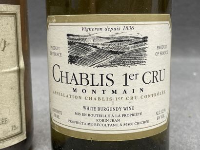 CHABLIS. 
-Chablis 1 er cru, domaine Montmain...