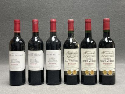6 bouteilles: 
-Bordeaux, Chateau Lebreuilh...