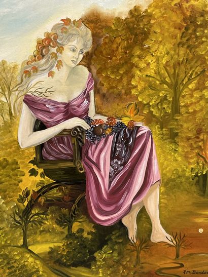 Rose Marie BONDOUX ( 1952) 
Allégorie de...