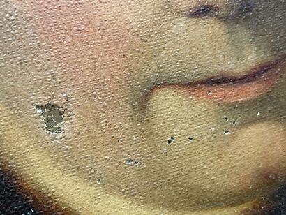 Ecole Française XIX°
Portrait de femme.
huile...