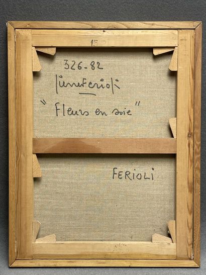 Pierre FERIOLI ( 1920-?)
Fleurs en soie
Nature...