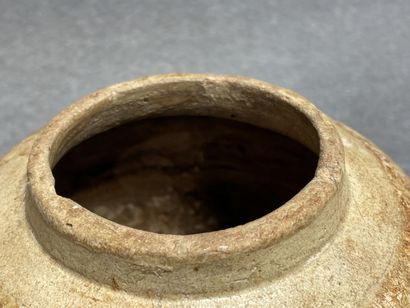 Pot à gingembre en grès émaillé. Chine.
H:...