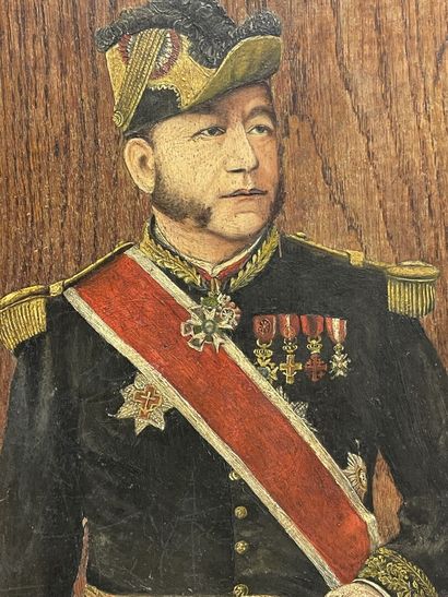 Ecole Française fin XIX°
portrait du Contre...