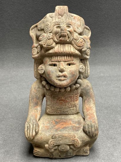 Dieu inca, 
Replique en terre cuite. 
H....