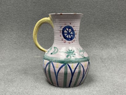 Anne PETROFF.
Pichet et quatre coupes en...