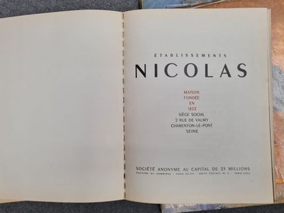Catalogues NICOLAS et volumes sur le vin