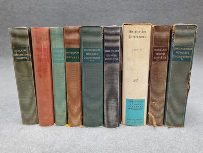 LA PLEIADE - Neuf volumes
