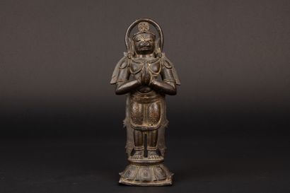 INDE du Sud - XIXe siècle. 
Hanumân
Statuette...