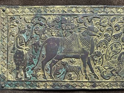 INDE du Sud - XVIIIe siècle. 
Bas relief...