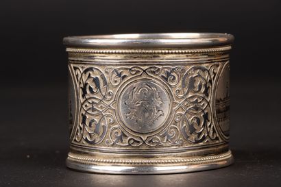 RUSSIE - Fin du XIXe siècle. 
Rond de serviette...