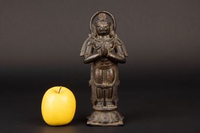 INDE du Sud - XIXe siècle. 
Hanumân
Statuette...