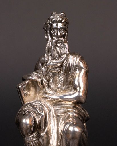 Moïse., d'après Michel Ange.
Statuette en...
