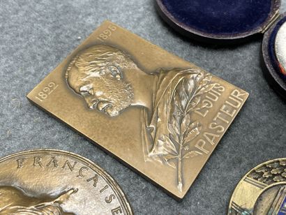 Onze médailles en bronze. 
D. : de 3 à 7...