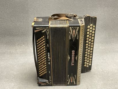 Accordéon ORGANOLA période Art Déco. 
40...