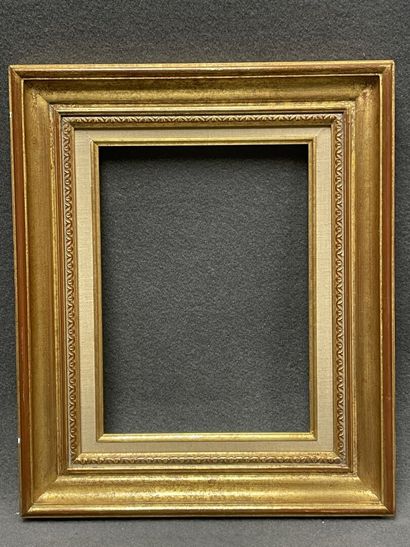 Deux cadres: 
Dim int : 24 x 19 cm.
Dim ext...