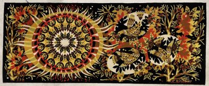 Jean-Claude BISSERY (XXe)
Tapisserie à tissage...