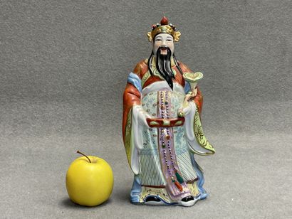 Dignitaire chinois. 
sculpture en porcelaine....