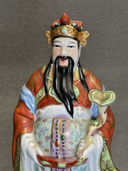 Dignitaire chinois. 
sculpture en porcelaine....