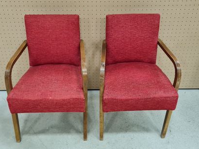 Paire de fauteuils bridge