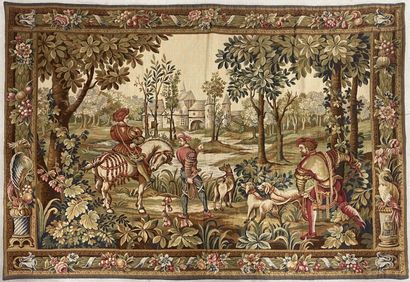 JP Paris. Tapisserie mécanique au point d'Halluin
Scène...