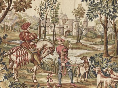 JP Paris. Tapisserie mécanique au point d'Halluin
Scène...