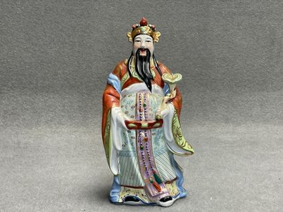 Dignitaire chinois. 
sculpture en porcelaine....