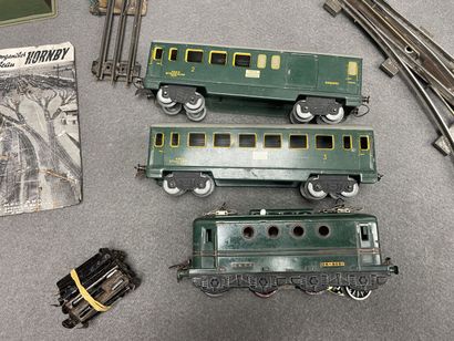 HORNBY « O » : 
Rame voyageurs mécanique...