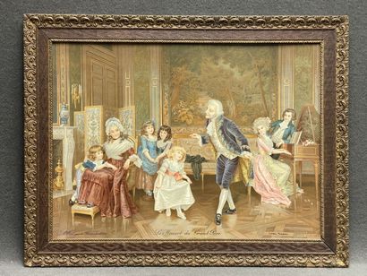 Lionel PERAUX d'après. 
Le Menuet du Grand-père,...
